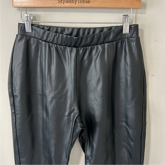 Generation Love Pant ZAYLA VEGAN LEATHER LEGGINGS Flare Leg Black Size S NEW - Picture 6 of 16